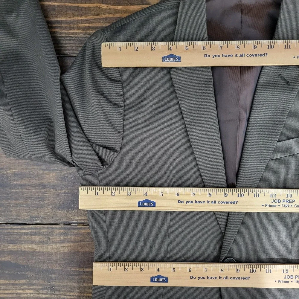 Banana Republic Men's Sport Coat Blazer Two Button Brown Poly‎ Blend 38R